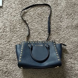 Navy Michael Kors bag